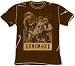 Gunsmoke Classic GUNSMOKE GANG Western Adult Brown T-shirt
