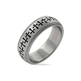 Eve's Addiction Band Of Crosses Ring