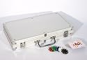 Pokerkoffer 300 Pokerchips, Pokerset mit Standard Poker Chip