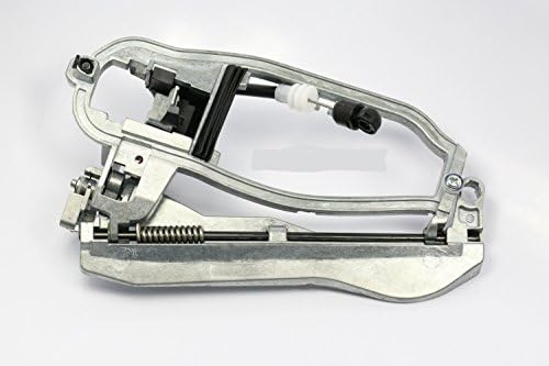 Performance PFM-360698 Silver Metal Front Left Driver Side Exterior Outside Door Handle Carrier w/cable assembly for BMW X5