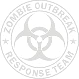 Zombie Outbreak Response Team Frosted (Etch Glass) Die-Cut Vinyl Decal Sticker