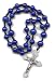 Anglican Prayer Beads, Rosary - Lapis Mountain Jade Beads