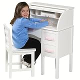 Guidecraft Jr. Roll Top Desk - White