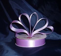 Ribbon - Satin Ribbon- 7/8" Double Face 50 Yards (150 FT) - Lavender - Sewing - Craft - Wedding Favors