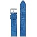 Watch Band Crocodile Grain Blue Padded Strap 26 millimeter
