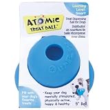 Atomic Treat Ball Interactive Dog Toy, 5-Inch, Colors may Vary