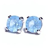 pewterhooter boucles d'oreilles de cristal avec boîte-cadeau.Fait avec cristal Swarovski.