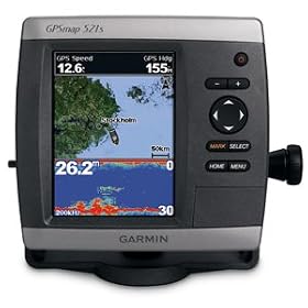 GARMIN GPSMAP 521S GPS MARINE SOUNDER CHARTPLOTTER NEW by Marine Charts & Chartbooks