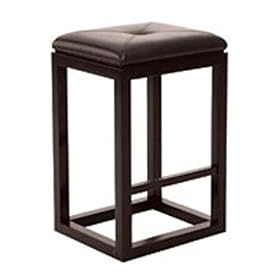 Bayard Bar Stool Dark Brown Dark Brown by Home Decorators Collection