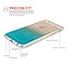 Yousave Accessories iPhone 6 Case Blue / Clear Raindrop Hard Cover