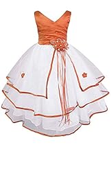 Girls Ankle Length Flower-Girl Dress/Pageant Dress 