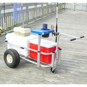 Reels on Wheel - Snr Fishing Cart with Liner Option