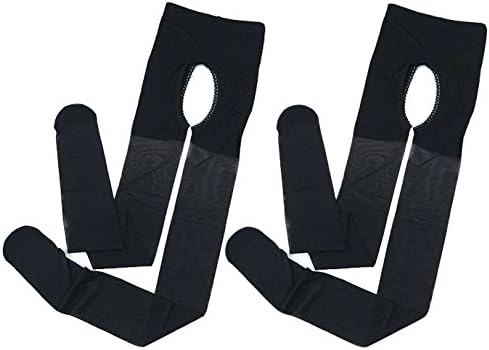 Well-done Women's Open Crotch Crotchless Tights One / X_Large / XX_Large Size Pantyhose