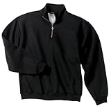 IMAGE OF Sport-Tek 1/4 Zip Sweatshirt, Black, Large