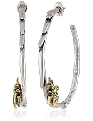 Lucky Brand "Mar14 Buzz Worthy Ears Rings" Bee Hoop Earrings