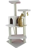Armarkat B5701 57-Inch Cat Tree, Ivory