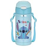 THERMOS 真空断熱ストローボトル 0.37L ディズニー スティッチ ライトブルー FEQ-400DS LB