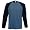 Long Sleeve Fruit of the Loom Baseball Cotton T-Shirt Steel Blue / Navy Medium (38-40&uml;)