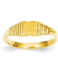 14k Childs Polished & Satin Ring
