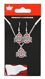 Ohio State Buckeyes - NCAA Earrings & Pendant Necklace Gift Set