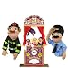 Melissa and Doug 2530 Deluxe Puppet Theater with Police Officer Puppet and Firefighter Puppet Bundle