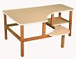 Pre-School Computer Desk in White Finish