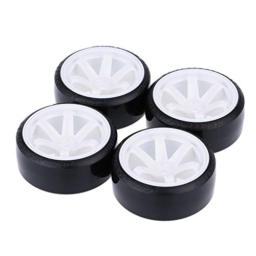 GoolRC 4Pcs/Set 1/10 Drift Car Tires Hard Tyre for Traxxas HSP Tamiya HPI Kyosho On-Road Drifting Car