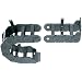 Igus 350-100-075-0 Energy Chain Cable Carrier, Polymer, Hinge-Open Crossbar , 1.65 Max Cable Diameter, 1.77" Inner Height, 3.94" Inner Width , 3ft" Chain Length