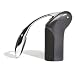 Metrokane Vertical Rabbit Lever Style Corkscrew with Foil Cutter, Gun Metal Grey