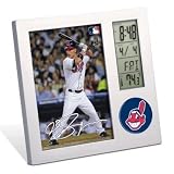 Cleveland Indians Desk Clock and Frame