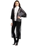 Patterson J. Kincaid Women's  Flynn Open Cardigan, Black, X-Small/Small