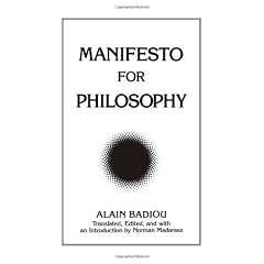 Manifesto for Philosophy (SUNY Series, Intersections: Philosophy and Critical Theory)