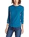 Hanes Women's X-Temp Thermal Underwear Crew Shirt, Moroccan Blue, Large