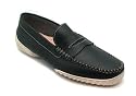 Alkis 780 PX NAPA Men's Black Leather Moccasines,10.5