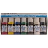 Badger Air-Brush Company Air-Opaque Airbrush Ready Water Based Acrylic Paint, Primary, 1-Ounce Each, Set of 7