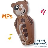 Chocolate Bidou 2GB - MP3 player for babies and kids with built-in loudspeaker