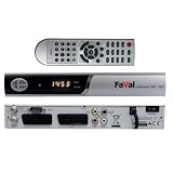 Faval Mercury SP 150 Digitaler Satelliten-Receiver (2x Scart-Anschluss, PVR-Ready, Frontside USB 2.0) silbervon "Faval"