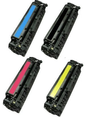 Compatible Black/Cyan/Yellow/Magenta HP Multi-pack Cartridges (2,800/3,500 Page Yield) for HP Color LaserJet CM2320fxi, HP Color LaserJet CM2320n, HP Color LaserJet CM2320nf, HP Color LaserJet CP2025dn
