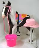 Butterscotch S'mores Furreal Horse Easter Saddle Set