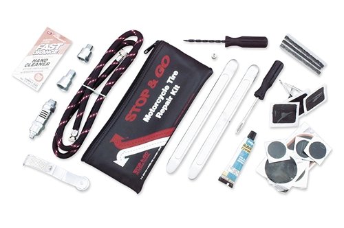 Stop & Go Int'l DLX TIRE REPAIR TRAVEL KIT H-D with Tube or Tubeless Tires 1035