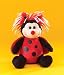 Lily Ladybug Zibbies Plush with Koosh Head
