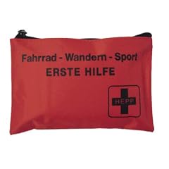 Erste Hilfe Set Tasche Nylon rot Fahrrad/Wandern/Sport