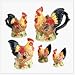 Kitchen & Housewares : 7 Ceramic Chicken Rooster Teaset Tea Pot Cup Saucer Set