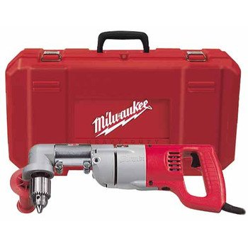 Factory-Reconditioned Milwaukee 3002-8 7.0 Amp 1/2 Inch D-Handle Right Angle Drill Kit