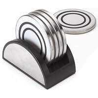 Kamenstein 6-Piece Stainless Steel Coaster Set