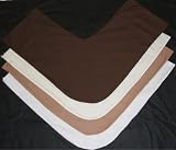 1x New Chocolate Orthopaedic 'V' Shaped /Nursing Pillow Case