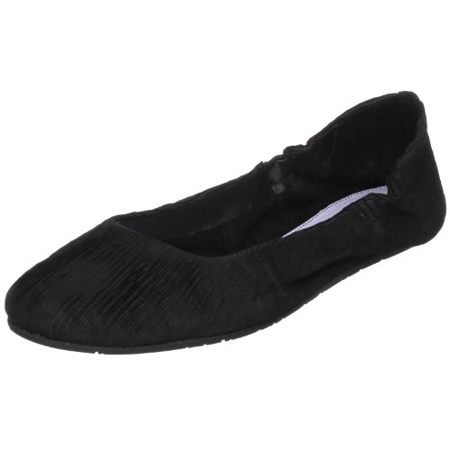 Delman Women's Lara Ballet Flat,Black,8 M US