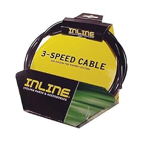 Inline Gear Cable & Housing Sturmey 3 Speed Black