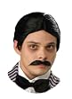 Gomez Addams Wig and Moustache Kit - Adult Std.