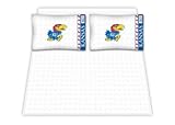 Kansas Jayhawks Queen Sheet Set